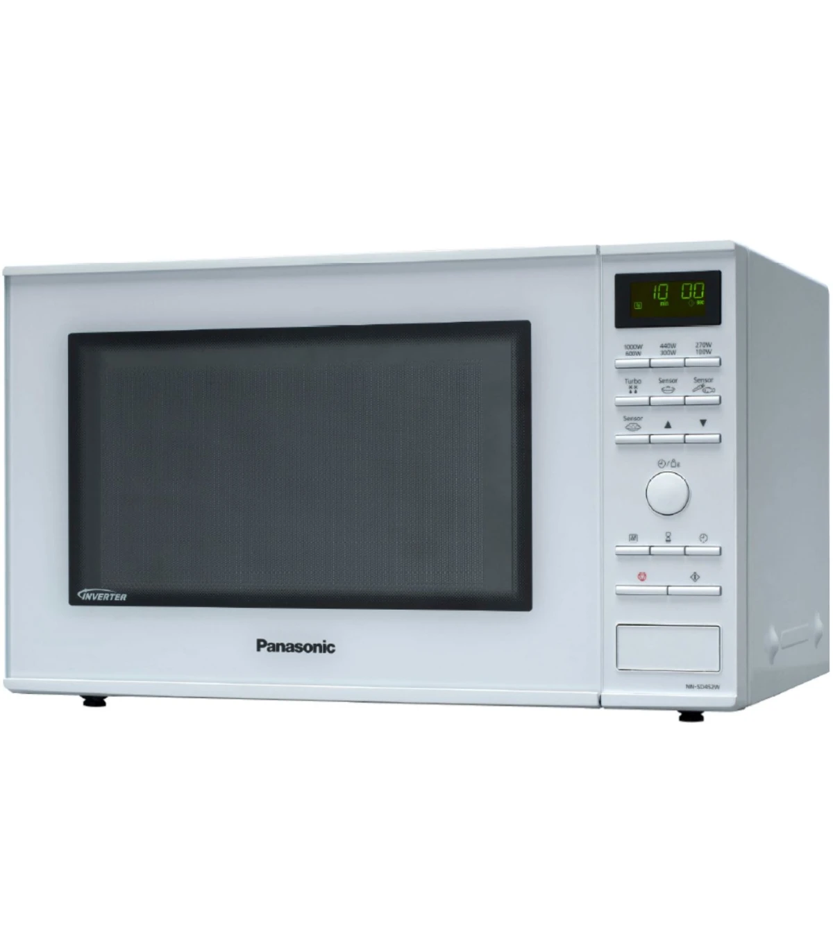 Panasonic nn-gd452 Horno Microondas Inverter con grill Capacidad 31 L potencia 1000 W Color Blanco 